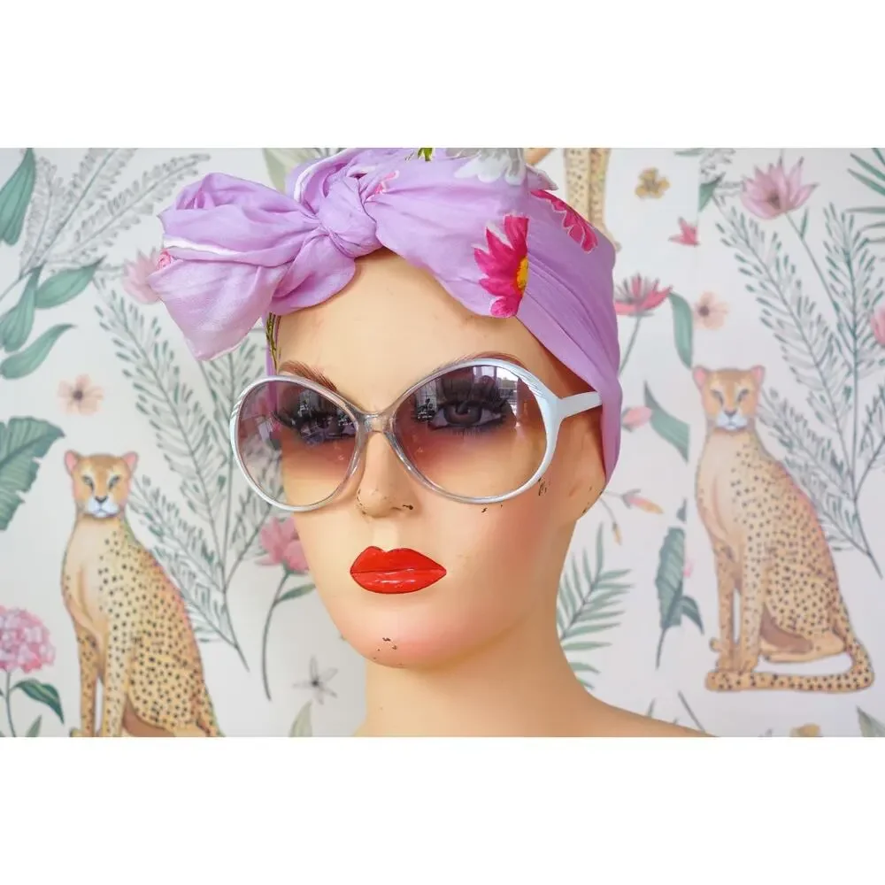 1970s Foster Grant Sunglasses USA Coastal Grandma Retro Boho Hippie